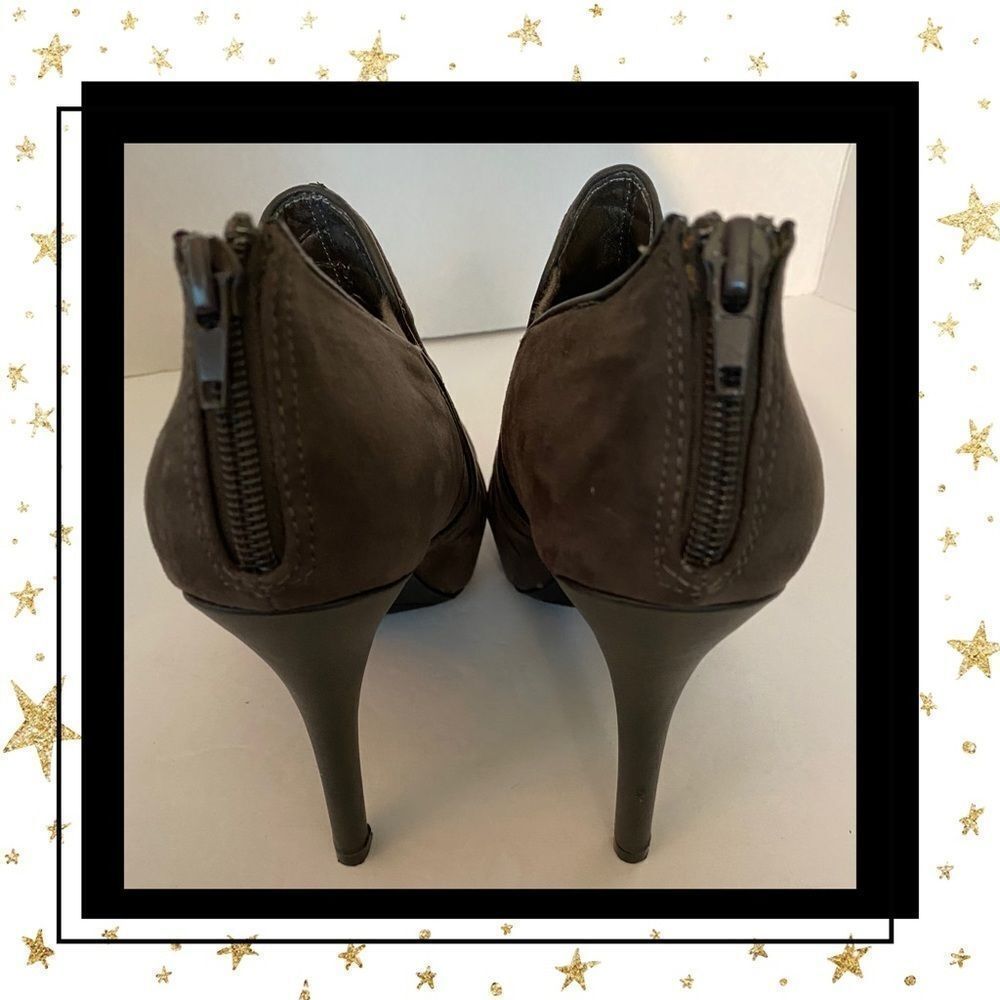 Fergalicious Evolve Gray Platform Ankle Booties 9 - image 5